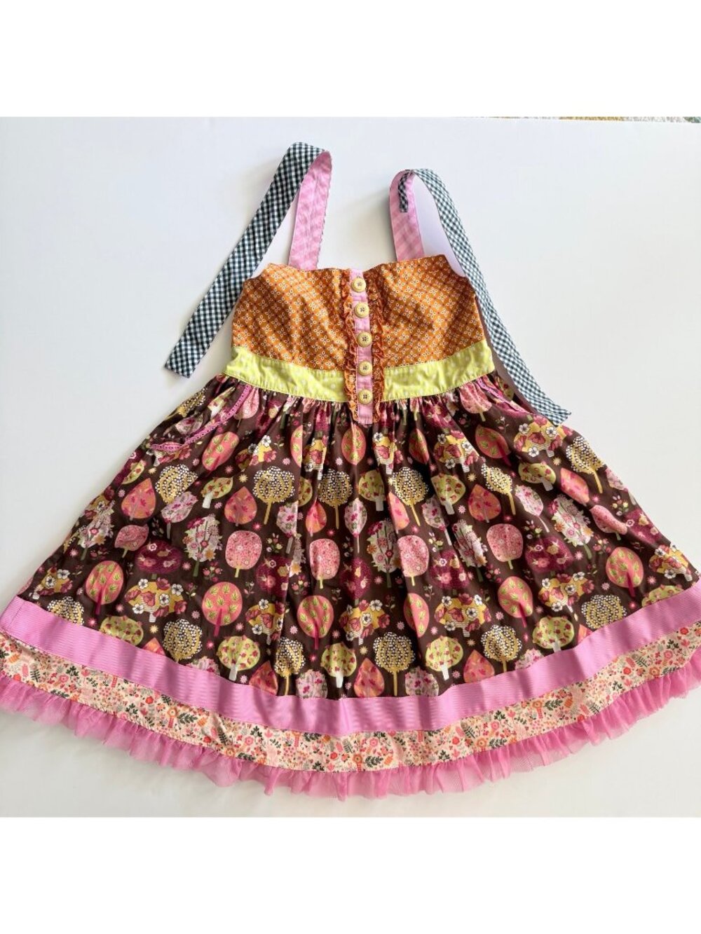 Matilda Dress Girl Knot Dress 8 years Like New